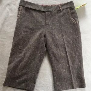 Rebecca Taylor tweed Bermuda shorts work career